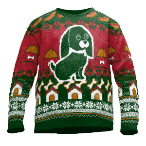 Pullover mit Hund Zeichnung Pullover mit Hund Zeichnung